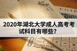 2020年湖北大學(xué)成人高考考試科目有哪些？