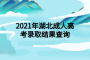 <b>2021年湖北成人高考錄取結果查詢</b>