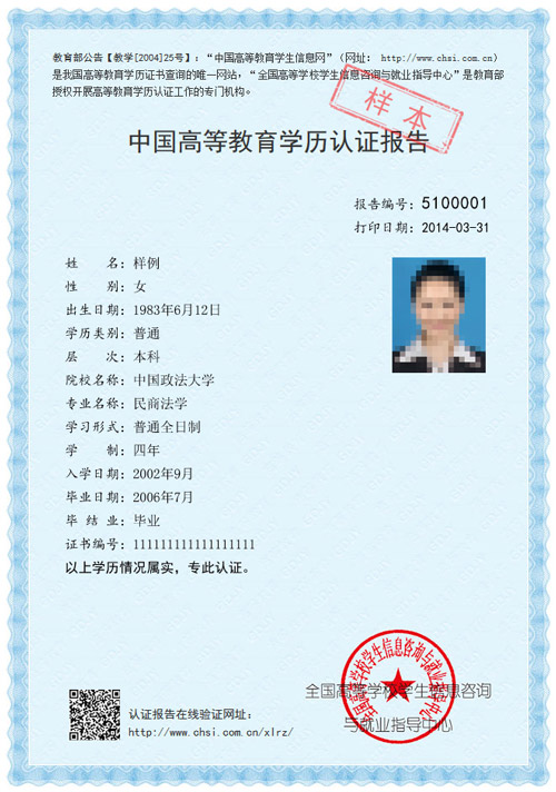 《中國高等教育學(xué)歷認(rèn)證報(bào)告》介紹1