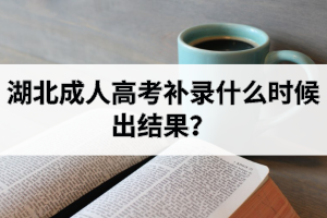 湖北成考補(bǔ)錄什么時(shí)候出結(jié)果？