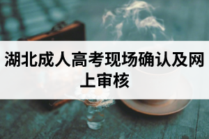 湖北成人高考現(xiàn)場確認及網(wǎng)上審核