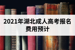 2021年湖北成人高考報(bào)名費(fèi)用預(yù)計(jì)