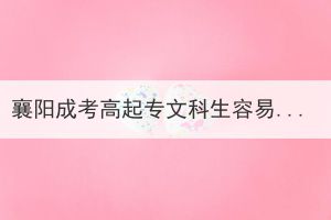 襄陽(yáng)成考高起專(zhuān)文科生容易就業(yè)的專(zhuān)業(yè)有哪些？