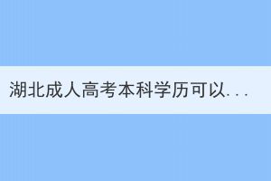 湖北成人高考本科學(xué)歷可以報(bào)考研究生考試嗎？