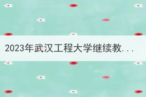 2023年武漢工程大學(xué)繼續(xù)教育申請(qǐng)學(xué)士學(xué)位外語(yǔ)報(bào)名及考試工作通知
