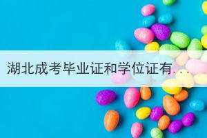 湖北成考畢業(yè)證和學(xué)位證有什么區(qū)別？如何申請？