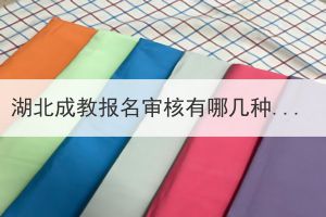 湖北成教報(bào)名審核有哪幾種結(jié)果？